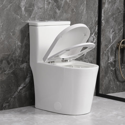 SouNor Small DualFlush Round OnePiece Toilet (Seat Included